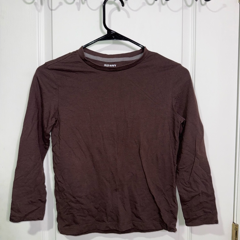 Old Navy Chocolate Long Sleeve Top